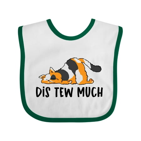 

Inktastic Napping Dis Tew Much Longhair Calico Cat Gift Baby Boy or Baby Girl Bib