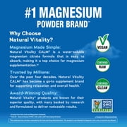CALM Magnesium Powder Supplement | Unflavored | 16 Ounces | by Natural Vitality