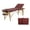 BURGUNDY, variant on YRLLENSDAN,Massage Tables Portable,Portable Lash Bed,Spa Beds for Esthetician,with Adjustable Backrest and Armrests,Foldable,Pink