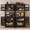 Black, variant on 72" Tall Farmhouse Kitchen Pantry Cabinet with 10 Side Shelves and LED Light & Power Outlet, 5 Layers Pantry Storage Cabinet with Barn Doors&Load-Bearing Steel Pipe for Dining Room,Living Room