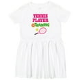 thumbnail image 3 of Inktastic Future Tennis Player in Training Girls Toddler Dress, 3 of 5