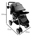 thumbnail image 4 of Carriola con Asa Reversible BabyTek SA Gris, 4 of 4