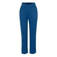 thumbnail image 4 of iHPH7 Dress Pants Women, Work Pants Women, Business Casual Pants for Women, Trousers Pants for Women, Elastic Waist Pants for Women, Blue S, 4 of 9
