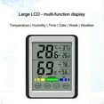 thumbnail image 4 of Pgyong Electronics Clearance Electronic Digital Display Temperatures and Humidity Meter New High Precision Home Indoor Luminous Thermometers,Resistance Thermometers, 4 of 6