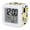 Yellow, variant on Yellow Black Geometric Digital Alarm Clock for Bedrooms, Smart LED Alarm Clock with 7 Color Changing Night Light, Modern Simple Abstract Art Silent Wake Up Clocks for Sleep Study Cooking 3.2"x3.2"