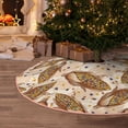 thumbnail image 5 of Daiia Colorful Vintage Corn Drawing Merry Christmas Tree Skirt , Xmas Large Lace-up Tree Skirt, Santa Snowflakes Rustic Home Decorations New Year Party Farmhouse Decor-48", 5 of 6