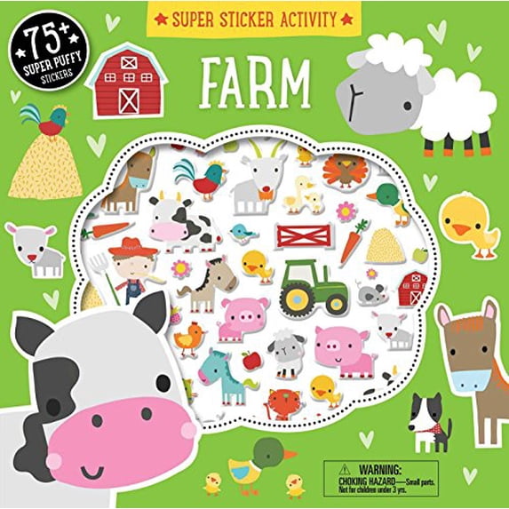 Pre-Owned Super Sticker Activity: Farm, 9781626866478, 1626866473, Paperback, Act Csm St edition