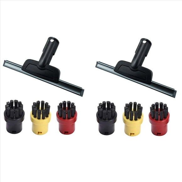 2X Limpiador de Vapor de Limpieza de Vidrio Boquilla de Ventana Cepillo Redondo para SC1 SC2 SC3 SC4 SC5