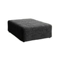 thumbnail image 2 of Yumcute Square Ottoman Cover Stool Cover Pouf Slipcover - Soft Polyester Fabric Slipcover - 1-Piece Form Fit Stretch Furniture Protector, 2 of 8