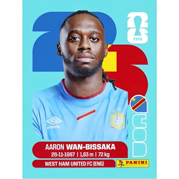 Panini Fifa World Cup 2026 Congo Dr Aaron Wan-bissaka Cod 03 Aaron Wan ...