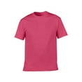 thumbnail image 2 of Yuyuzo T-Shirts pour Femmes Manches Courtes Col Rond Blouses Unies Coupe Ample Basique Été, 2 of 3