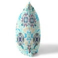 thumbnail image 3 of Amrita Sen Broadcloth Zippered Pillow With WhiteBlue Finish CAPL303BrCDSZP26x26, 3 of 5