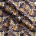 thumbnail image 1 of Soimoi Leaves Printed, Poly Canvas Fabric, Decor Sewing Fabric by The Yard 56 Inch Wide,Decorative Fabric for Curtains Tote Bags, Wine, 1 of 5