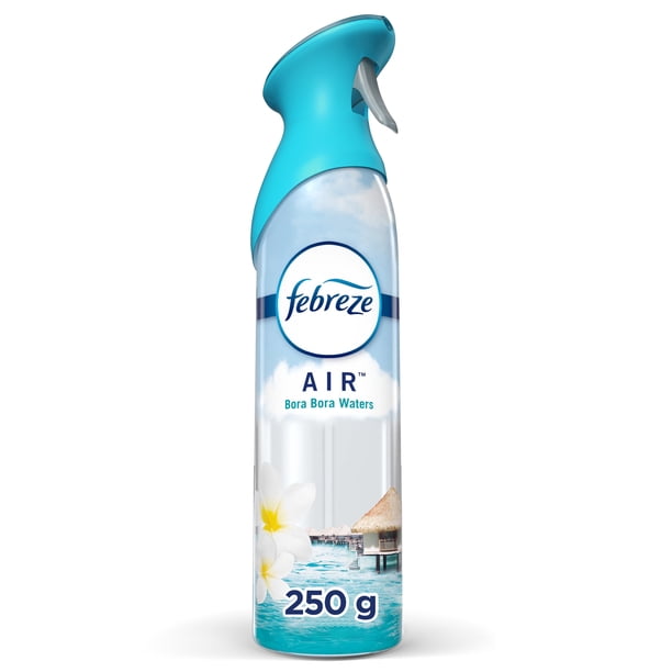 Aromatizante para el Hogar Febreze Air Neutralizador de Olores, Fragancia Bora Bora Waters, 250 g