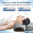 thumbnail image 3 of Neck Massager 2025, Neck and Shoulder Relaxer with Heat 3 Modes Portable Pillow, 3 of 7