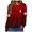 Red, variant on Duqingm Halloween Shirts for Women Long Sleeve Crewneck Casual Dressy Tops Funny Graphic Halloween Costumes Fall Fashion Outfits,S