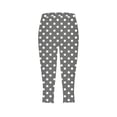 thumbnail image 5 of FNFYFH Womens Capri Leggings Polka Dot Skinny Capris Pants Slim Fit Stretch Cropped Yoga Pants, 5 of 6