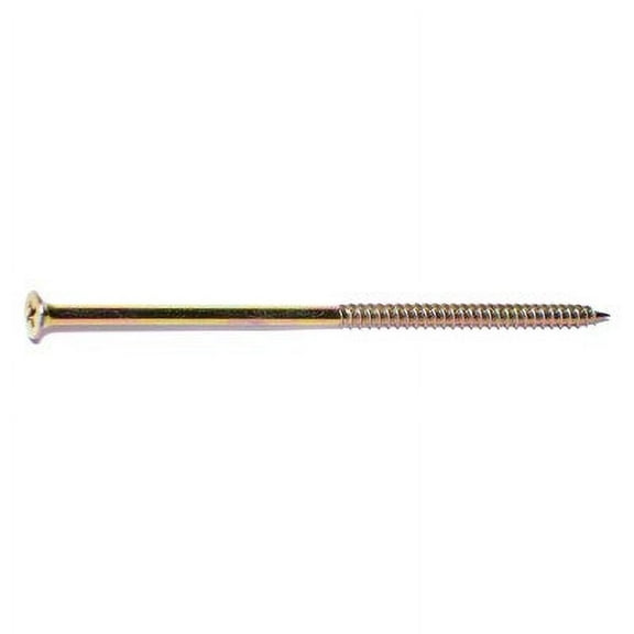 #10 x 5" Zinc Plated Steel Coarse Thread Phillips Bugle Head All Purpose Screws MMSBS-085