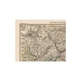 thumbnail image 4 of Historic Map - Germany Southwest Switzerland - Stieler 1885 - Vintage Wall Art, 4 of 4