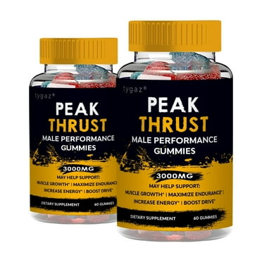 (2 Pack) Peak Thrust - PeakThrust Gummy For Men 