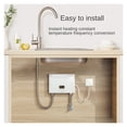 thumbnail image 4 of Instant Water Heater Bathroom Kitchen Wall Mounted Electric Water Heater LCD Temperature Display With Remote Control ,Security Protection Design, 4 of 4