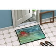 thumbnail image 2 of Abstract Sunset on the Water Doormat 18x27, 2 of 4