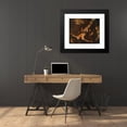 thumbnail image 4 of Luca Giordano 23x20 Black Modern Framed Museum Art Print Titled - Crucifixion of St. Peter, 4 of 5
