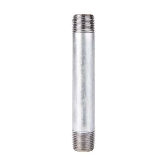 Boquilla STZ INDUSTRIES de acero galvanizado de 1/2 pulgada MPT x 5 pulgadas