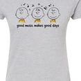 thumbnail image 3 of Peanuts - Good Music Good Days - Juniors Fitted Graphic T-Shirt, 3 of 6
