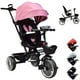 thumbnail image 1 of Carriola tipo Triciclo para Niños Asiento Giratorio 360 JOYKOO Reclinable Luz Sonido Rosa, 1 of 7