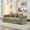 Green, variant on Convertible Folding Mattress Couch, Floor Sofa Bed with Chenille Fabric and Armrest, Lounge Couch for Living Room Bedroom Studio, Beige