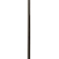 thumbnail image 3 of Benjara Hana 61" Floor Lamp- Modern Crystal Glass Shade- Metal- Black Nickel, 3 of 7