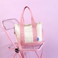 thumbnail image 2 of Bolso bandolera para mujer Bolso de lona informal con cremallera Bolso para mujer (rosa), 2 of 3
