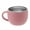 010-powder rose, variant on 1PCS Baby Stainless Steel Cup Detachable Design Liquid Feeding Cup BPA Free One Hand Use Training Cup Infant Drinking Essentials