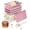 Pink, variant on 3 Pack Ice Trays for Freezer, 99 PCS Ice Cube Tray with Lid and Bin, Round Ice Cube Mold, Circle Ice Maker for Chilling Drinks (0.8 inch, Pink)
