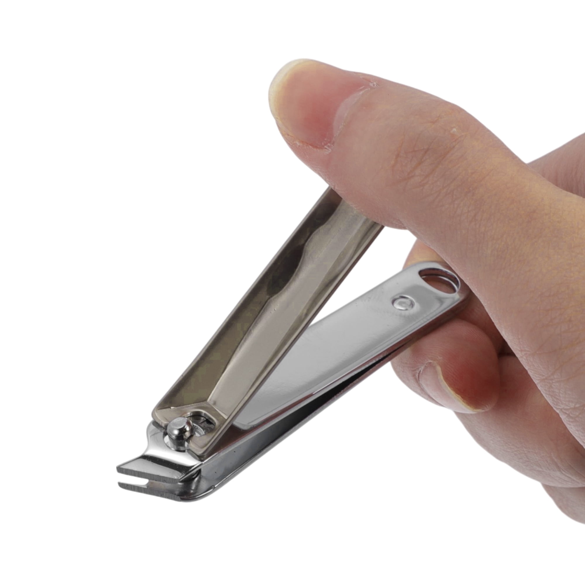 Unique Bargains 10pcs Carbon Steel Nail Clippers Set 3.15"x 0.55" Champagne