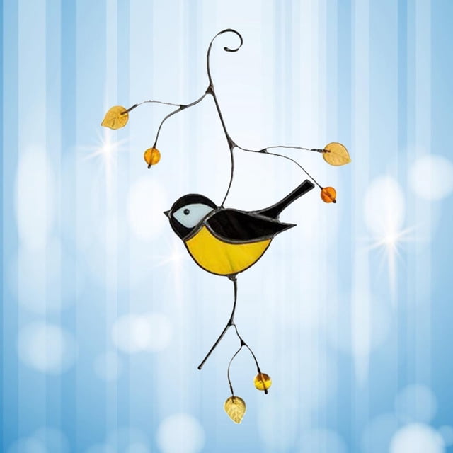 Adorno Navideño Pájaros Ventana Árbol Colgante Colgante Decoración para hogar para Pájaros Y Accesorios de Fami Tragar CUTICAT Aves