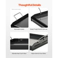 thumbnail image 3 of KFFKFF Carbon Steel Griddle, 24x16 inch Universal Flat Top Rectangular Plate, Gas Grill Griddle for BBQ Grill, Teppanyaki, Portable Family Cookware with Handle, for Camping Tailgating Party, 3 of 9