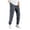 39# Gray, variant on Mens Cargo Pants Casual Lightweight Elastic Waist Joggers Drawstring Baggy Comfy Workout Hiking Pants Multi Pockets Khaki 2XL