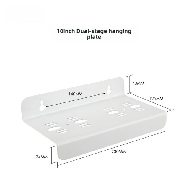 Accesorios universales para máquina purificadora de agua RO, 10 pulgadas, 20 pulgadas, de una sola etapa, de dos etapas, de tres etapas, placa colgante de hierro, filtro de botella fijo