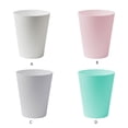 thumbnail image 2 of Bote de basura Matsuzay sin tapa Organizador de oficina blanco 12L, 2 of 6