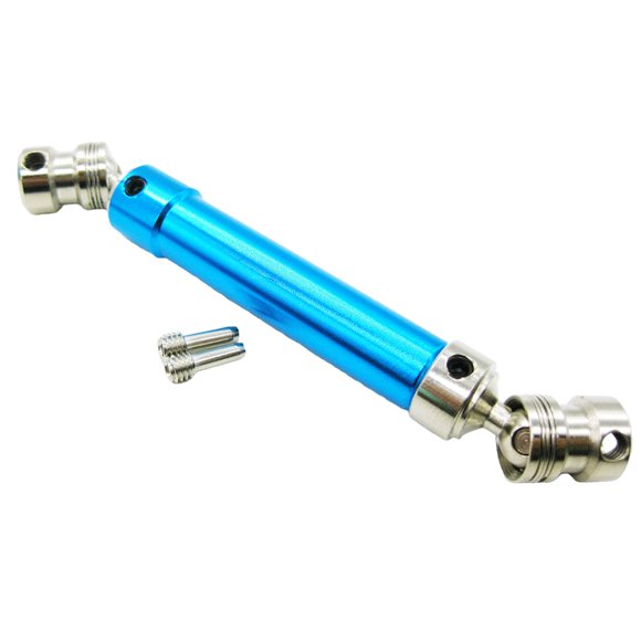 Bewildely 1 Uds. Junta de transmisión Universal de aleación de aluminio 1/10 para TRAX-4 pieza de coche RC accesorios de coche RC piezas de Kits de construcción modelo Azul