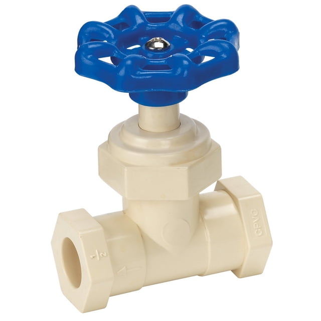 Válvula Homewerks VSVCPVE3B, tope de CPVC, 1,3 cm, color azul