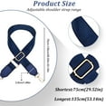 thumbnail image 1 of Becaristey Simple Bag Strap Replacement Exquisite Craft And High-end Texture No Loose Thread Shoulder Bag Strap Blue, 1 of 6