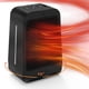 thumbnail image 1 of Calentador de espacio, rotación de 90° para uso interior, calentador PTC de cerámica portátil 1500W/750W, calentador de escritorio personal para oficina, dormitorio, garaje, 1 of 5