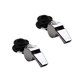 thumbnail image 2 of Wosthever Silbatos de acero inoxidable, herramientas de entrenamiento ruidosas, portátiles para colgar al aire libre, 2 uds. Deportes y aire libre, 2 of 6
