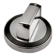 thumbnail image 4 of W10284885 Range Surface Burner Control Knobs Cooktop Knobs Compatible with Whirlpool Gas Range Stove Oven Silver Replacement for WPW10284885 PD00005137 PS11752001 1874811 AP6018699 EAP11752001, 4 of 7