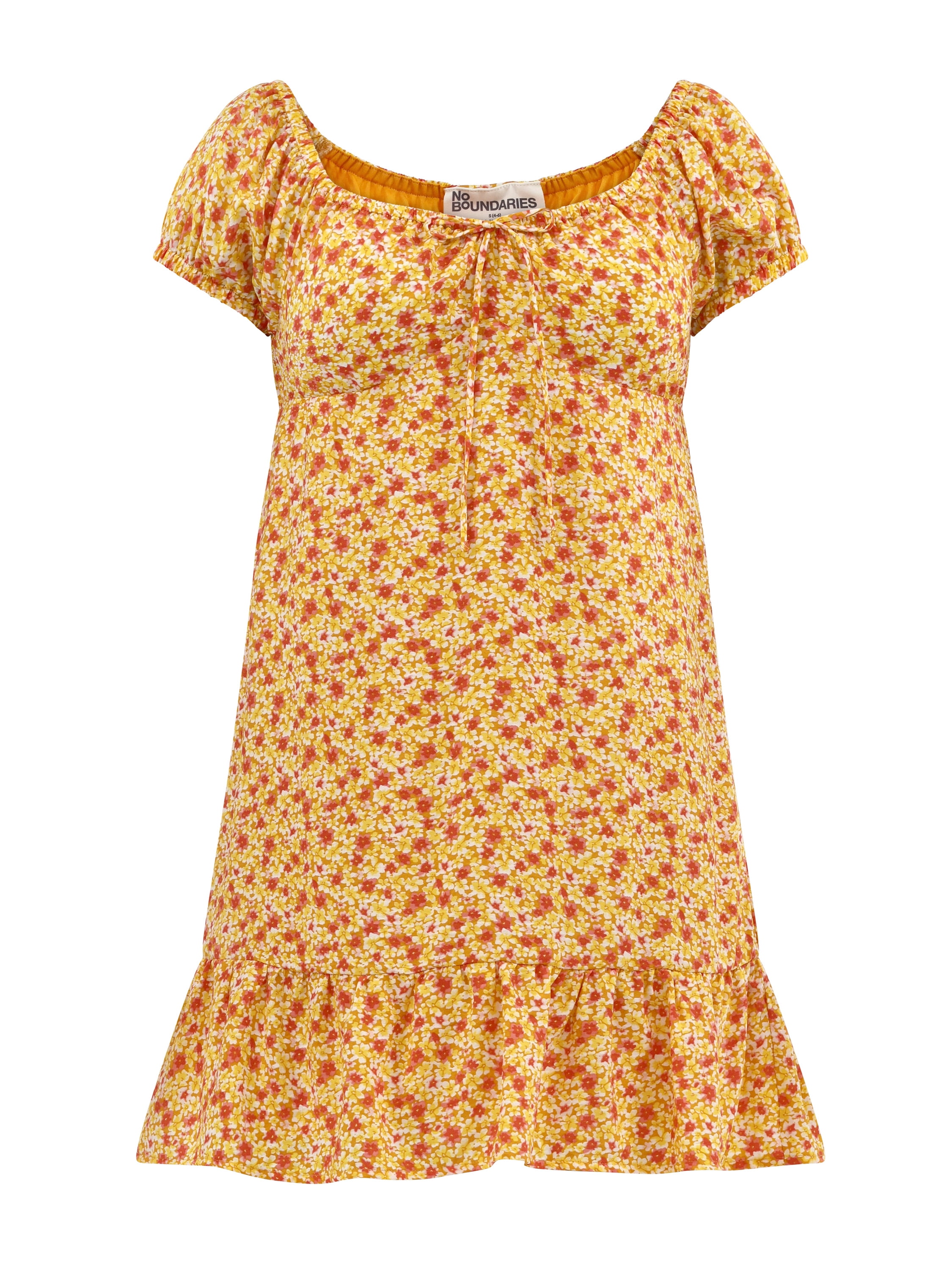 No Boundaries Mini Dress with Puff Sleeves, Women's