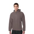 thumbnail image 1 of Tri-Mountain Performance Cavern F7887 bonded fleece hoody jacket, 4X-Large, British Tan/Charcoal, 1 of 2