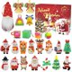 thumbnail image 5 of Juego de 24 calendarios de adviento con juguetes antiestrés de Papá Noel para colgar en el árbol de Navidad, calendario de cuenta regresiva para Navidad 2023, juguetes para niños, 5 of 5